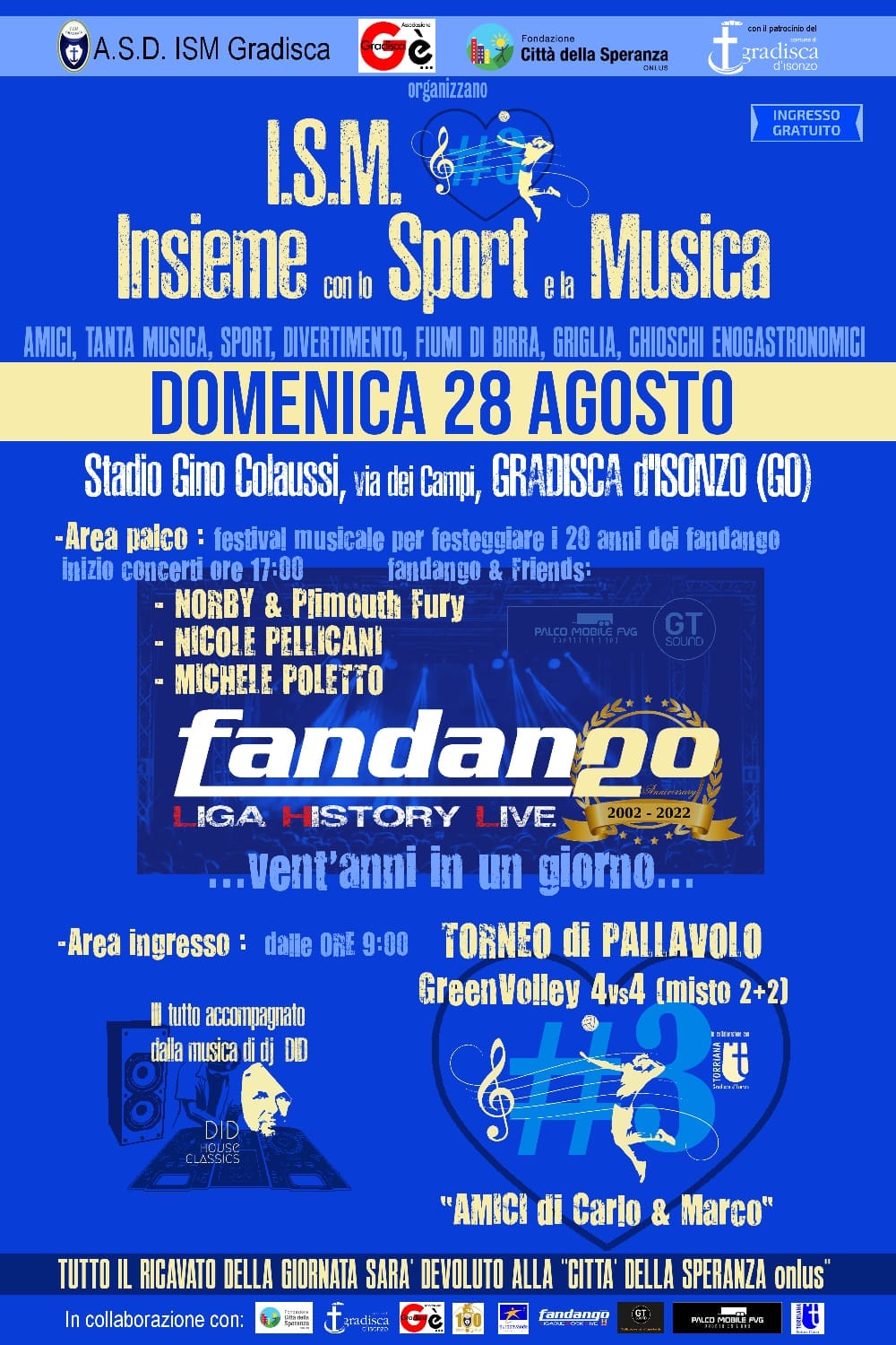 Musica e solidarietà con ISM – Insieme con lo Sport e la Musica